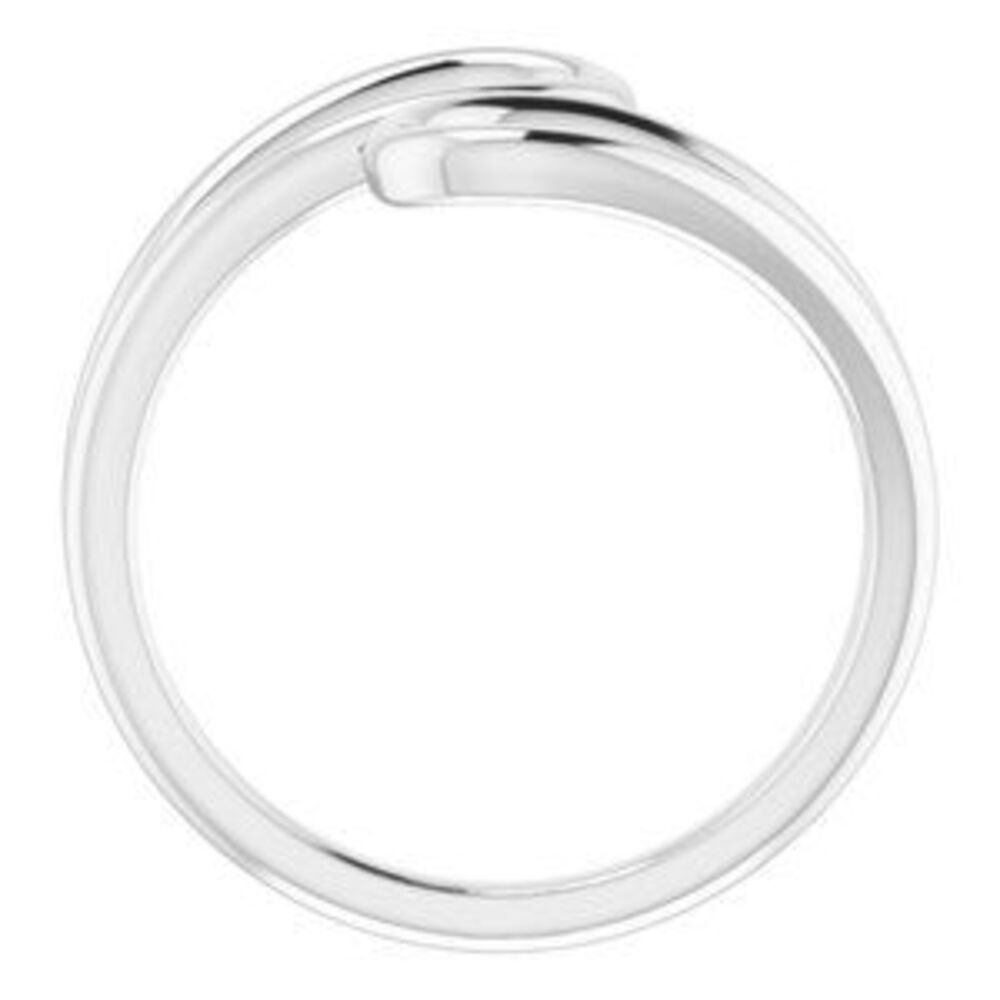 Sterling Silver Loop Bypass Ring - image 2